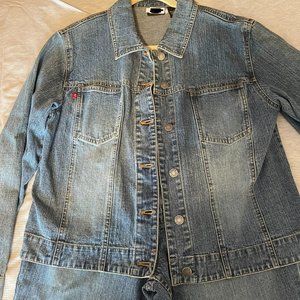 Chico's Denim Jacket and Pants set